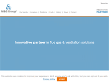 Tablet Screenshot of mg-group.com